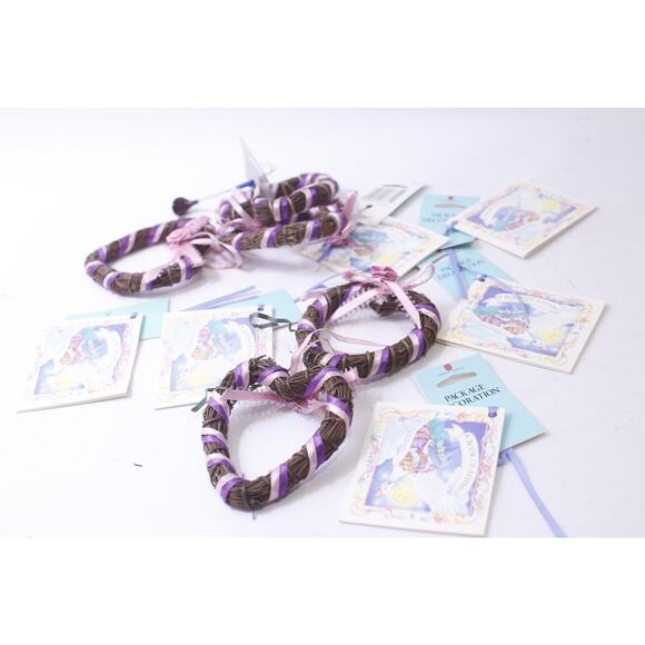 Wicker Hearts, Tiny Books of Rhymes, Package Decorations, American Greetings, - Picture 1 of 4